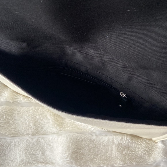 BCBGeneration Cream Envelope Clutch - Picture 4 of 5